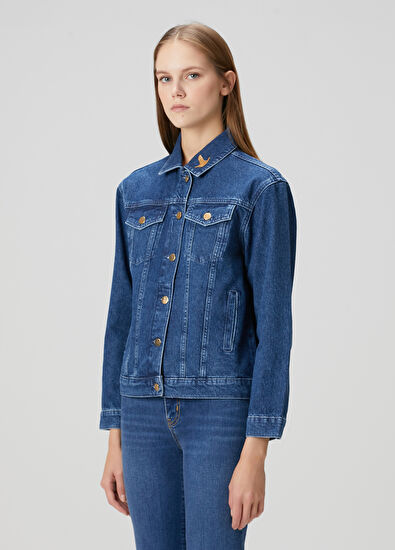 Beymen Club Dark Blue Denim Jacket - 3
