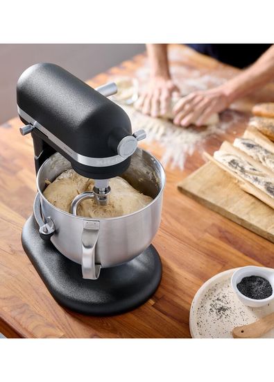 Kitchenaid 5KSM70SHX Artisan Cast Iron Black Removable Bowl Stand Mixer - 6