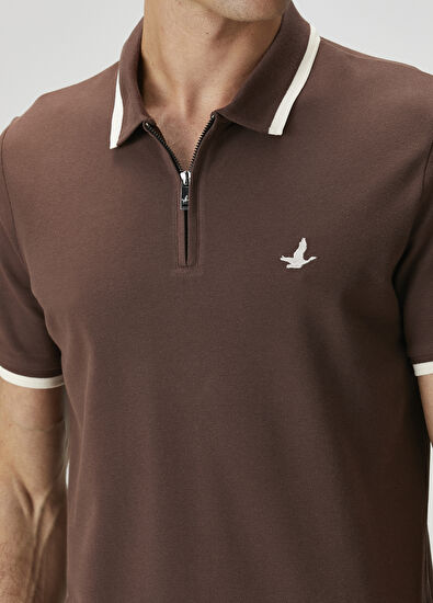 Beymen Club Beige Brown Polo T-Shirt - 5