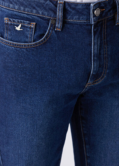 Beymen Club Slim Fit Mid-Wash Blue Jeans - 4