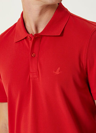 Beymen Club Red Polo Neck T-Shirt - 6