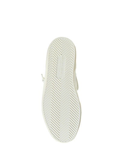 Golden Goose May Beyaz Çocuk Deri Sneaker - 7
