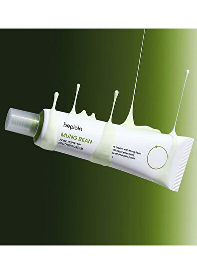 Beplain Beplain Mung Bean Gözenek Sıkılaştırıcı Nemlendirici Yüz Kremi 60 ml - 6