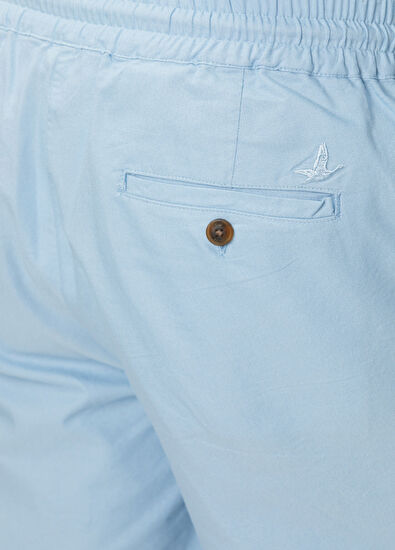 Beymen Club Light Blue Piece Paint Elastic Waist Oxford Shorts - 5