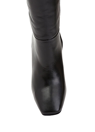 Beymen Club Black Women's Leather Boots - 4