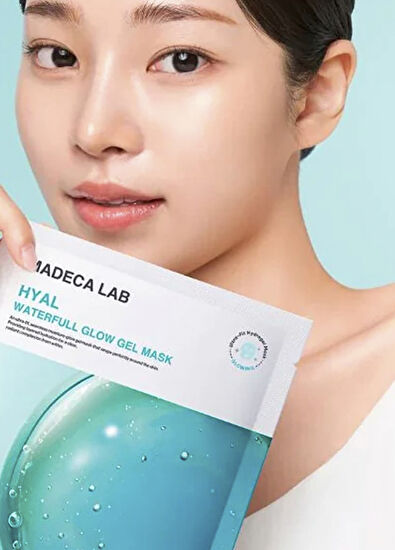 Centellian24 Hyal Waterfull Glow Gel Mask 5-Piece Cooling Hydrogel Mask with Hyaluronic Acid 22 ml - 5