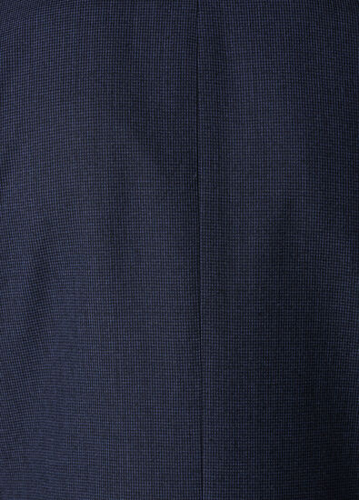Beymen Club Pied De Poule Navy Blue Wool Suit - 11