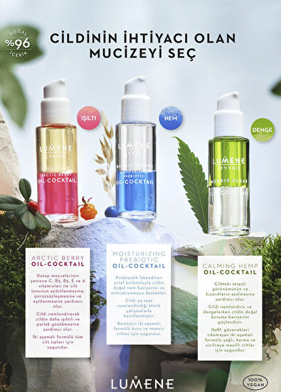 Lumene Moisturizing Prebiotic Oil Coctail Prebiyotik Nem Kokteyli 30 ml - 3