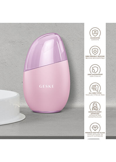 Geske Cool & Warm Face Massager Pembe Soğutma ve Isıtmalı Yüz Masaj Aleti  - 6