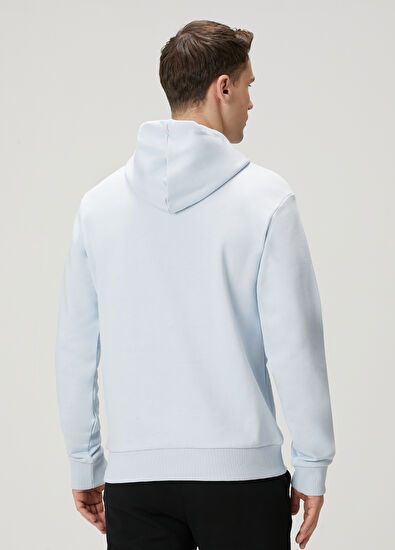 Beymen Club Light Blue Hooded Sweatshirt - 4