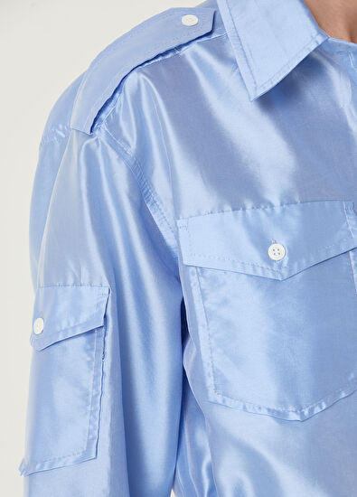 Sandro Major Mavi Gömlek - 4