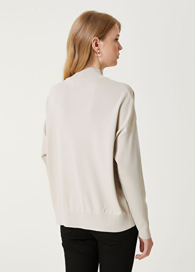 Beymen Club Bej Saten Garnili Kazak - 6