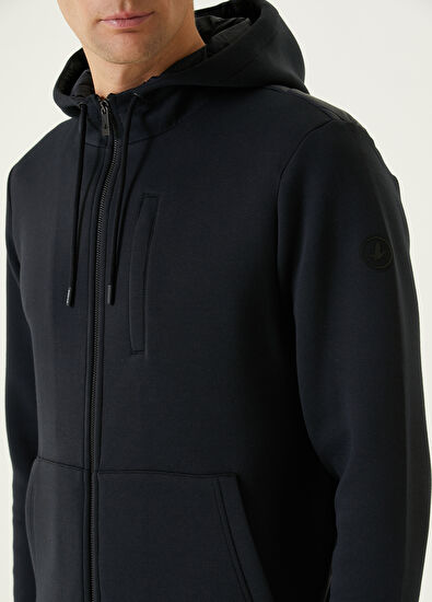 Beymen Club Navy Blue Hooded Quilted Garnish Coat - 6
