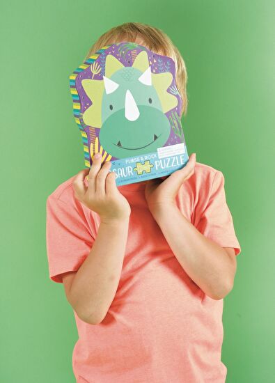 Floss and Rock Dinosaur 12 Piece Shaped Box Puzzle - 3