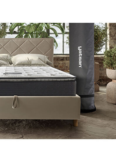Yatsan Sleepy Elite Pillow Top Latex Pad Cotton Mattress - 5