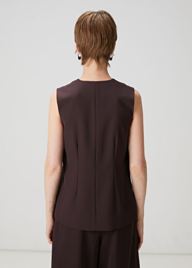 Beymen Club Mürdüm Yelek - 4