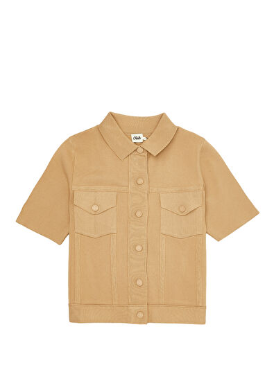 Beymen Club Camel Triko Trucker Ceket - 7