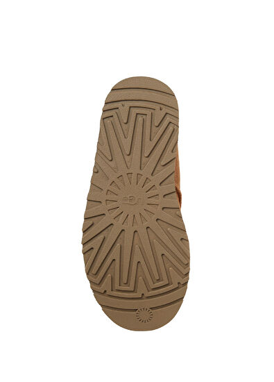 Ugg Bea Mary Jane Tan Girl Leather Slippers - 5