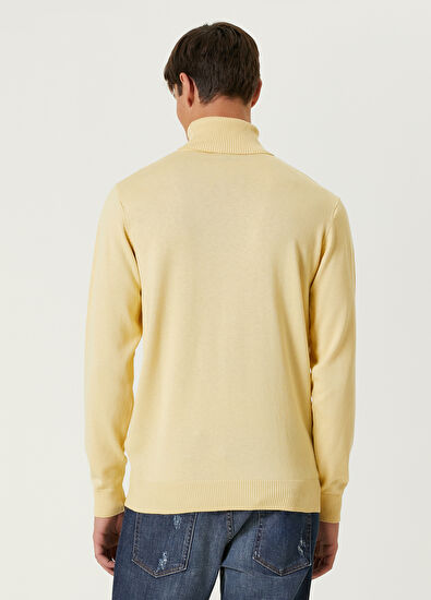 Beymen Club Yellow Turtleneck Sweater - 4
