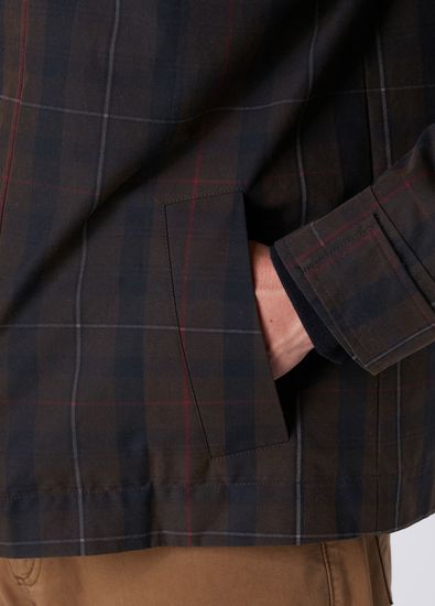 Beymen Club Kahverengi Yakası Kadife Garnili Ekose Desen Mont - 8