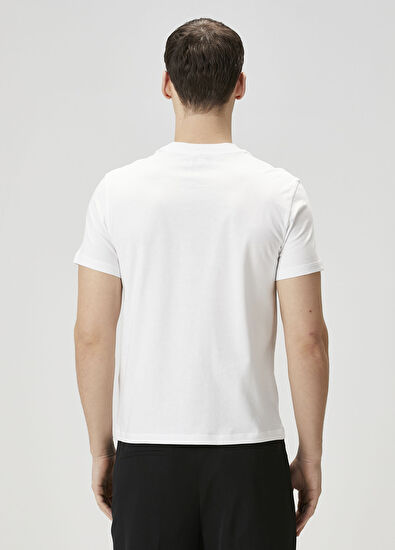 Beyaz Organik Pamuk T-shirt - Görsel 5