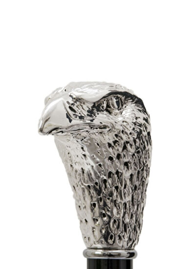 Pasotti Silver Plated Eagle Resin Handle Automatic Umbrella - 6