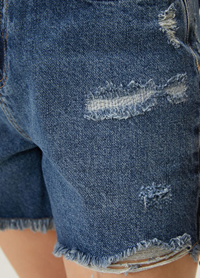 Beymen Club Blue Denim Shorts - 6