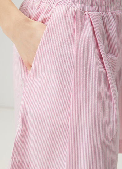 Beymen Club Pink Striped Shorts - 7