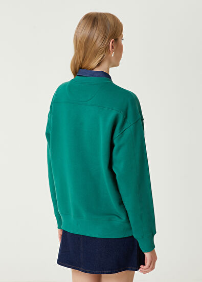 Beymen Club Club Yeşil Logolu Sweatshirt - 6