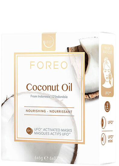 Foreo UFO™ Coconut Oil Besleyici 6'lı Aktif Maske - 7