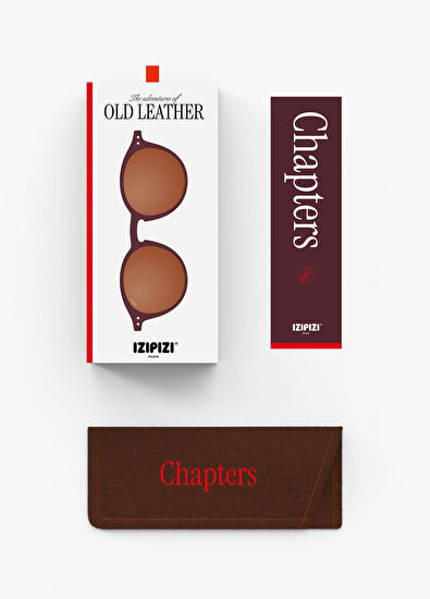 Izipizi Sun #D Old Leather Dark Brown Unisex Sunglasses - 5