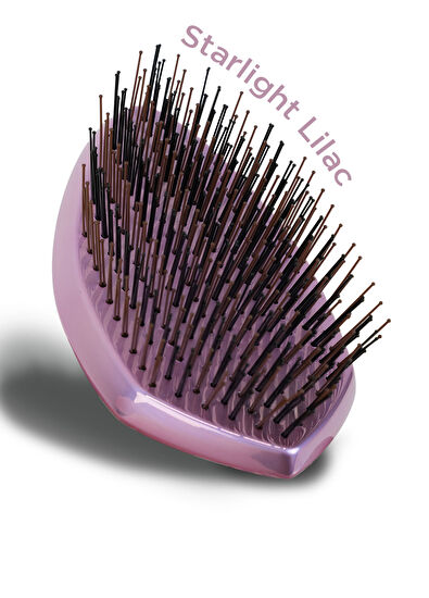 FENDA Professional Galaxy Pink 4-Pin Oval Pink Hair Brush - 4