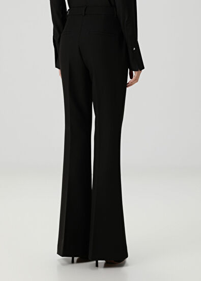 Siyah Flare Abiye Pantolon - Görsel 6