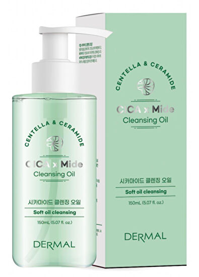 Dermal CICA x Mide Cleanser Oil Centella Asiatica ve Seramid Özlü Yüz Temizleme Yağı 150 ml - 5