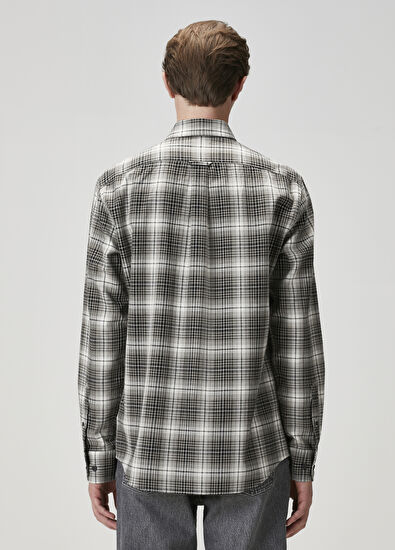 Beymen Club Comfort Fit Siyah Ekose Desenli Gömlek - 5