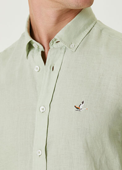 Beymen Club Comfort Fit Cagla Linen Shirt - 6