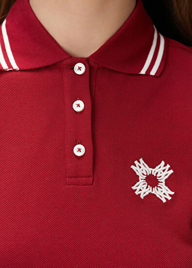 Amiri Ma Quad Bordo Crop Polo T-shirt - 5