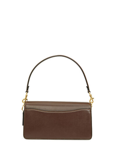 Koyu Kahverengi Kadın Deri Çanta - Görsel 5