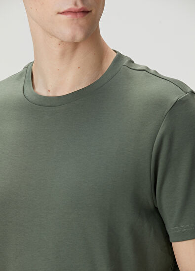 Beymen Club Regular Fit Haki Interlok T-shirt - 5