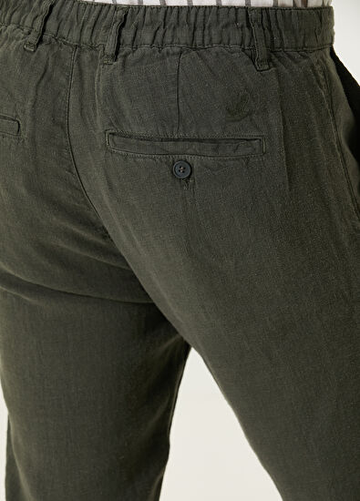 Beymen Club Haki Keten Pantolon - 5