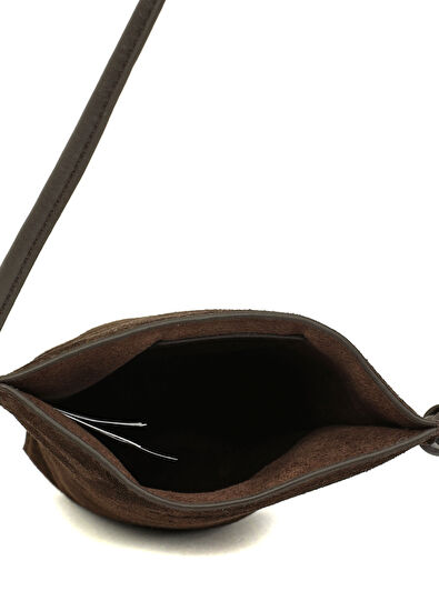 Beymen Chevron Brown Leather Phone Case - 5