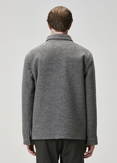 Beymen Club Gri Melanj Bretagna Ceket - 5