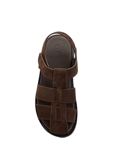 Beymen Club Fisherman Brown Men's Leather Sandals - 4