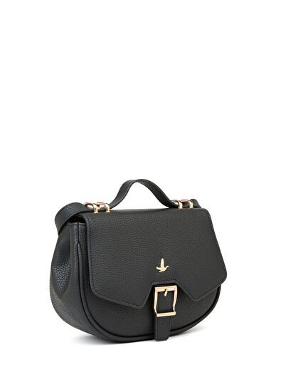 Beymen Club Siyah Logolu Kadın Çapraz Çanta - 3