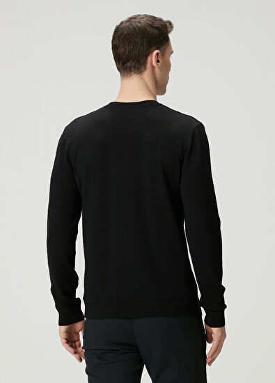 Beymen Club Black V-Neck Sweater - 4