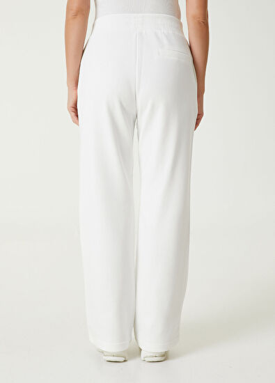 Academia Beyaz Jersey Pantolon - 6