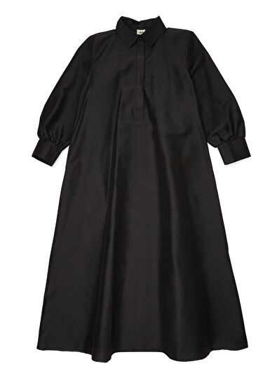 Beymen Club Siyah Maksi Elbise - 7