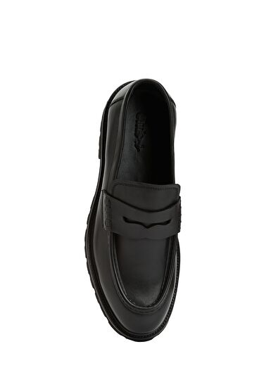 Beymen Club Siyah Erkek Deri Loafer - 4