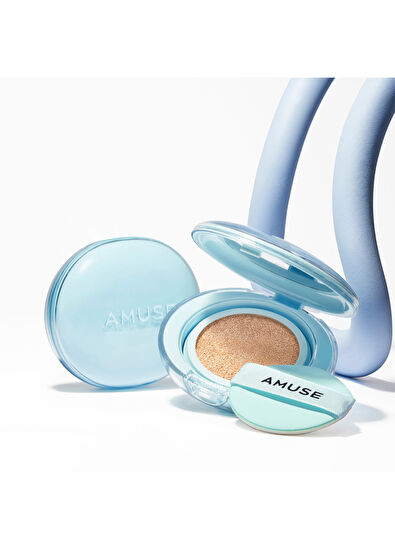 Amuse Airy Pore Cover Cushion #01 Airy Uzun Süre Kalıcı Gözenek Blurlayıcı Mat Bitişli Peptitli Cushion Fondöten 15 gr - 4
