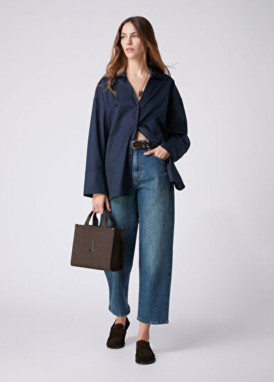 Beymen Club Petrol Logo Basic Shirt - 3